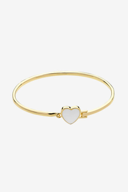 Liberte - Myra Heart Bangle - Gold