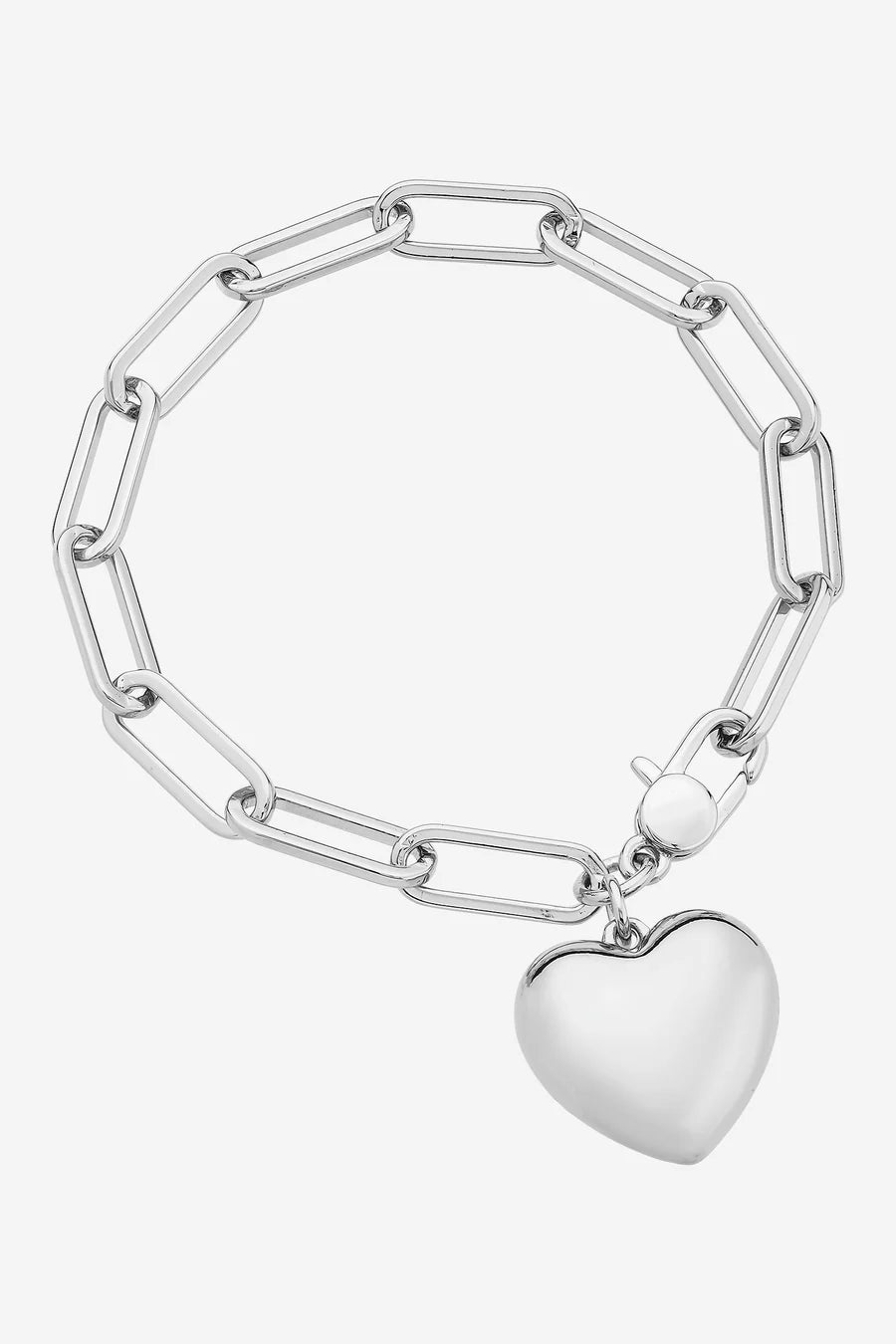 Liberte - Lotte Heart Bracelet - Silver