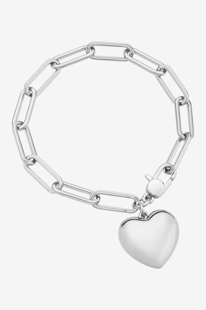 Liberte - Lotte Heart Bracelet - Silver