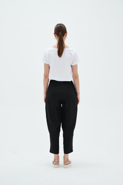 Tirelli - Classic Linen Pant Navy Apparel & Accessories > Clothing Pants