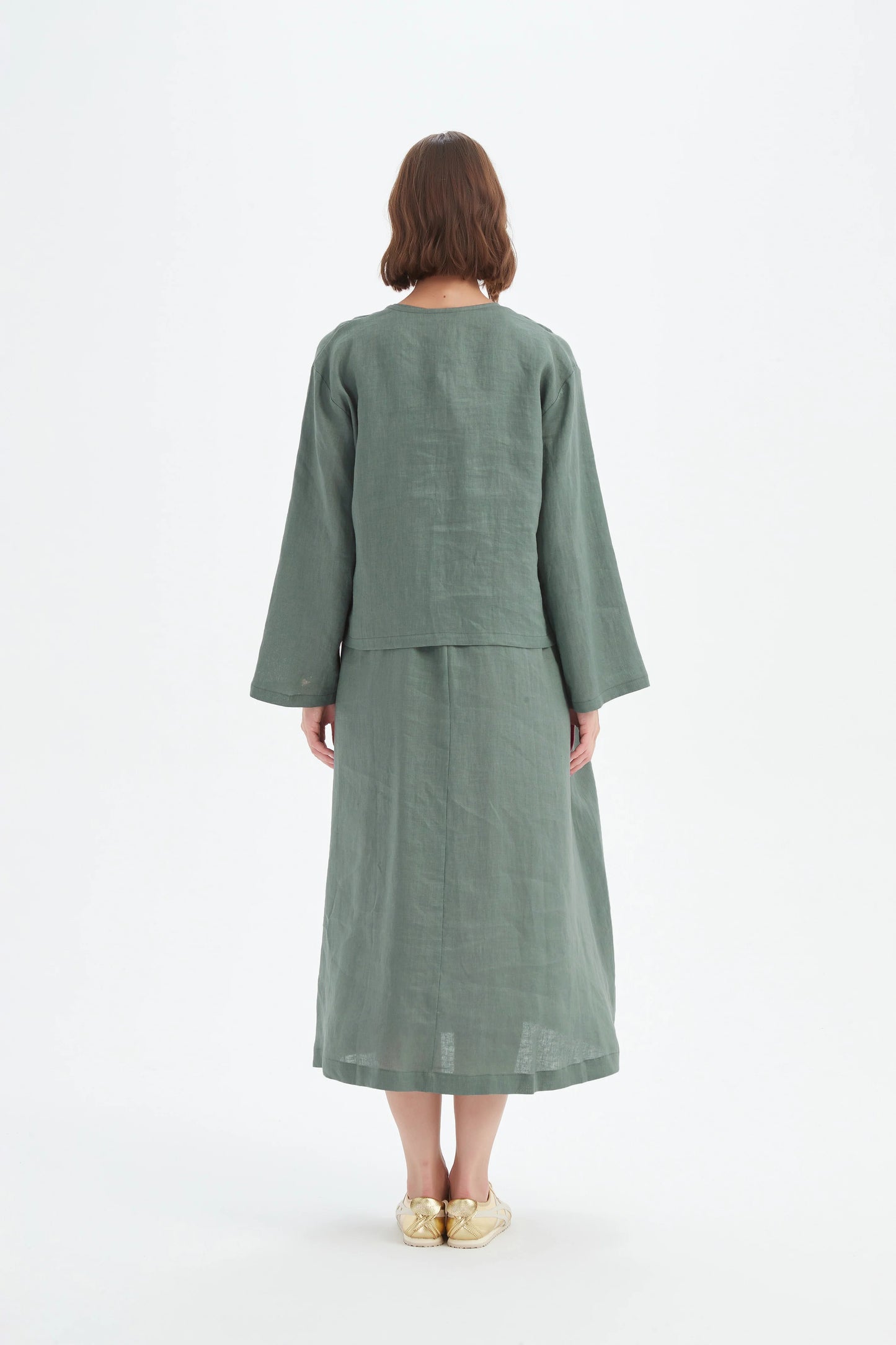 Tirelli - Tie Front Top - Petrol