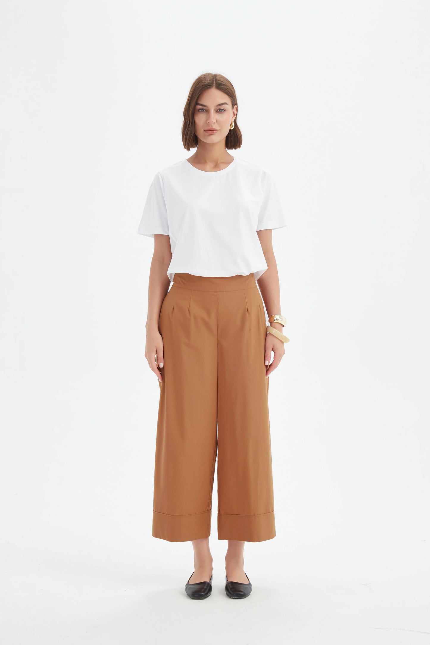 Tirelli - Classic Lyocell Pant - Russet
