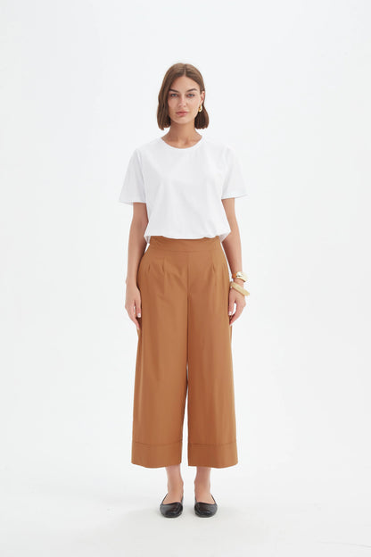 Tirelli - Classic Lyocell Pant - Russet