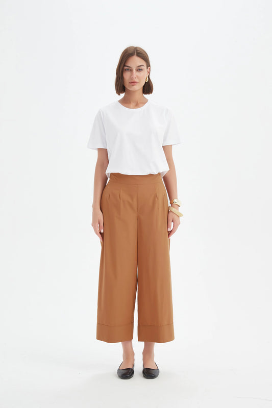 Tirelli - Classic Lyocell Pant - Russet