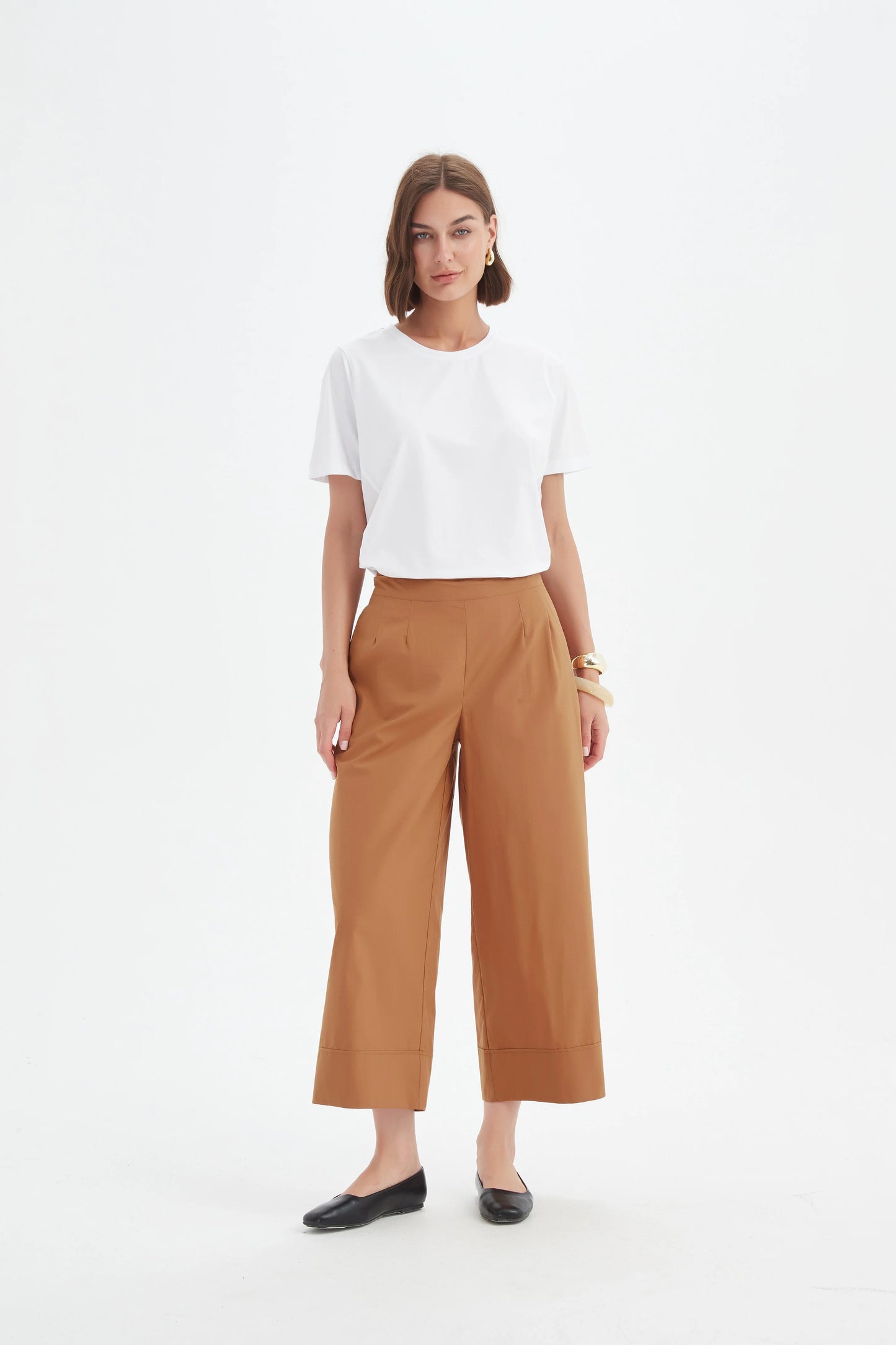 Tirelli - Classic Lyocell Pant - Russet