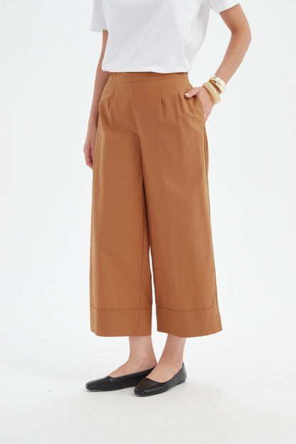 Tirelli - Classic Lyocell Pant - Russet
