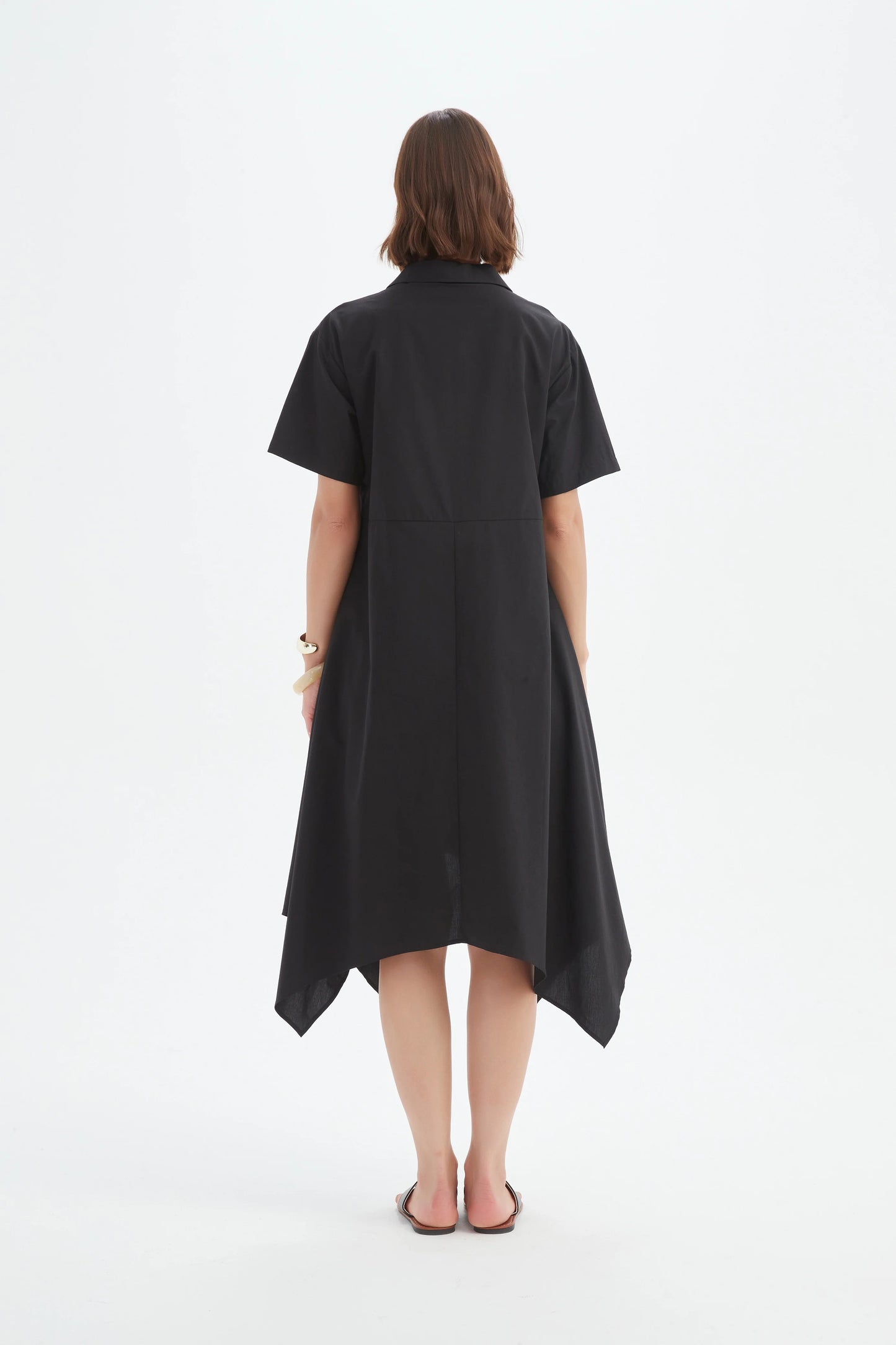 Tirelli - Hanky Hem Shirt Dress - Black