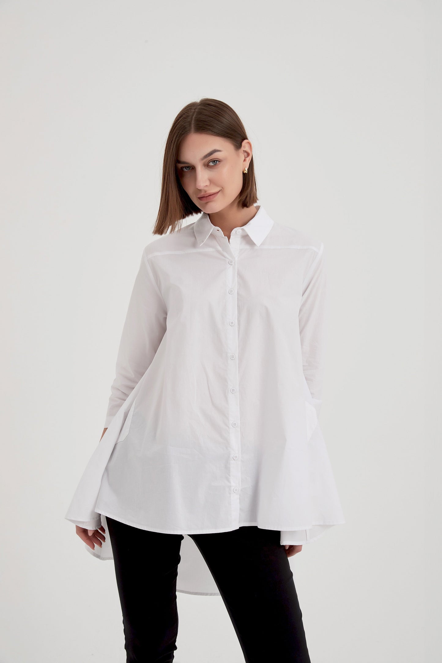 Tirelli - Swing Back Shirt - White