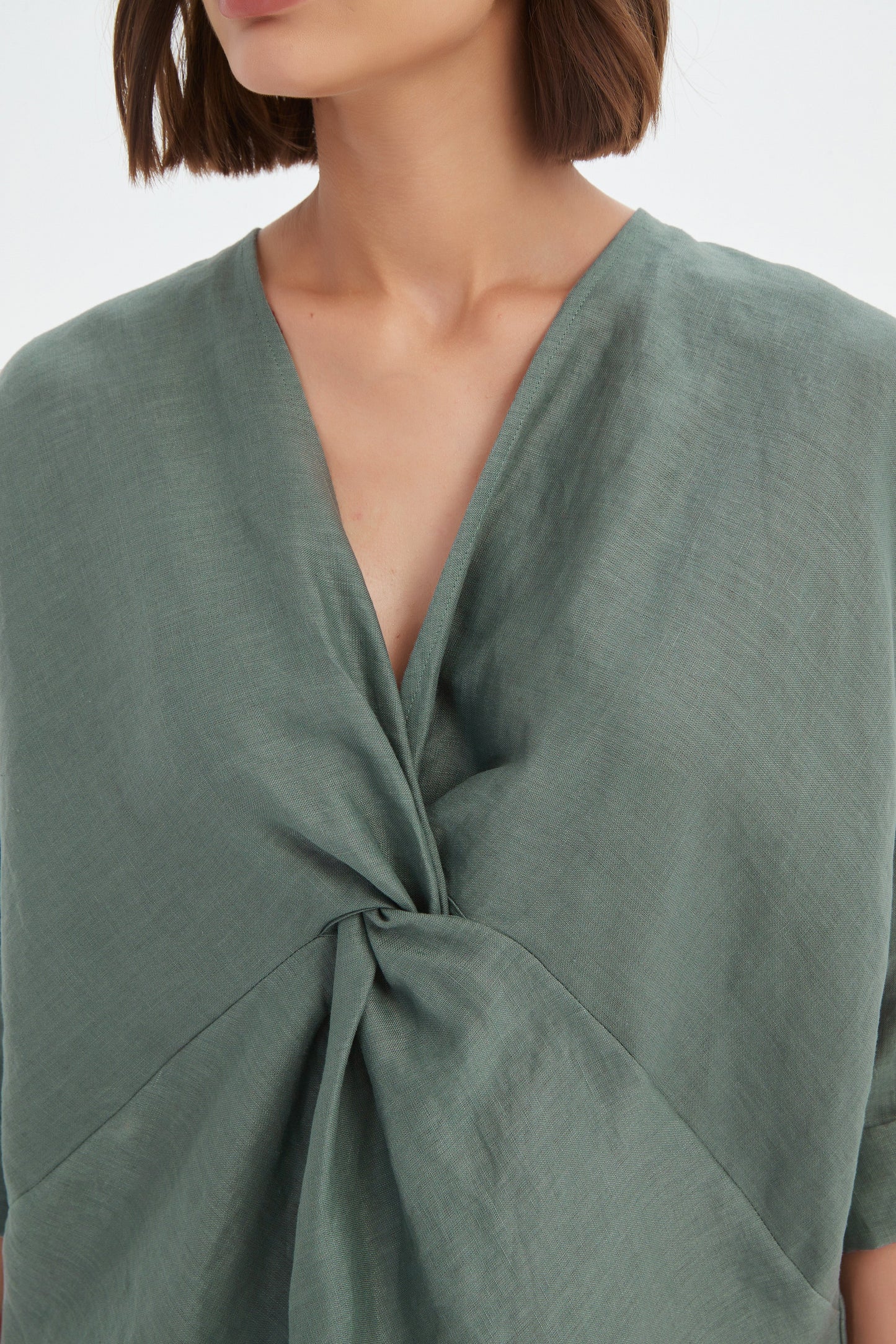 Tirelli - Twist Front Top - Petrol