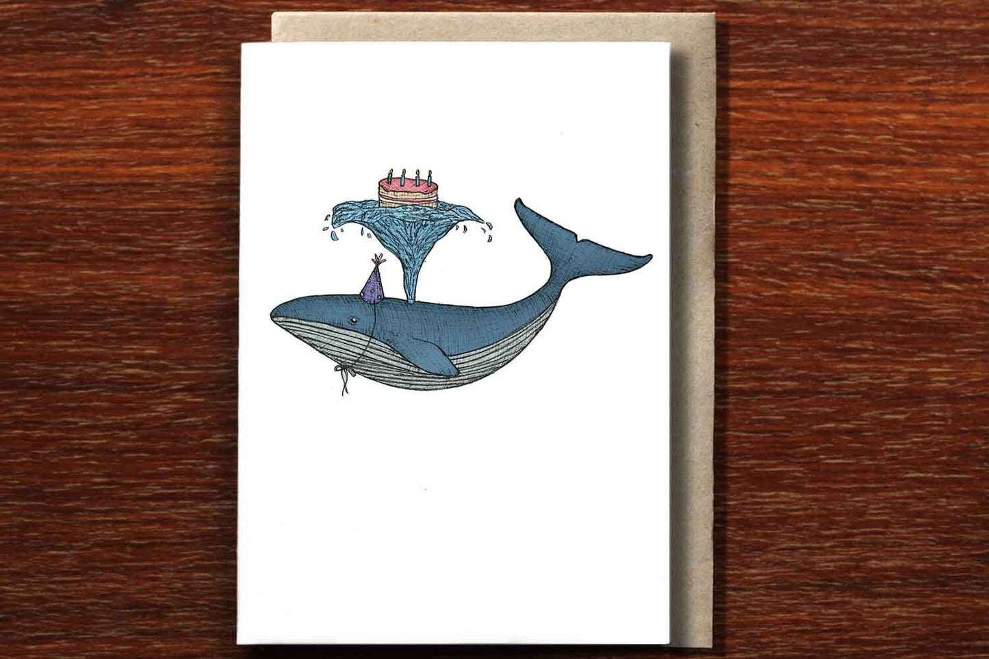 The Nonsense Maker - Greeting Card - Birthday Whale