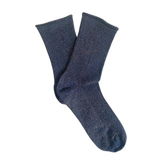 Klue - Glitter Lurex Socks - Blue