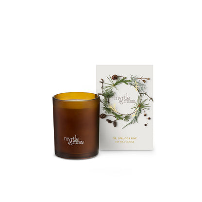 Myrtle & Moss - Christmas Candle - Pine, Fir & Spruce