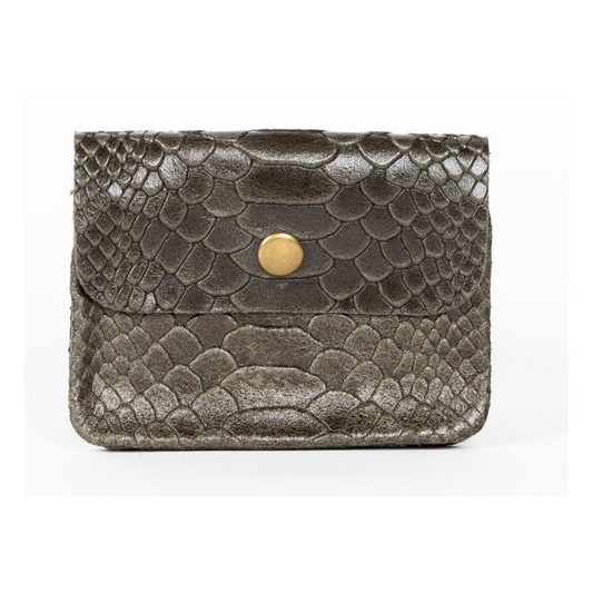Maison Fanli - Snake Coin Purse - Khaki
