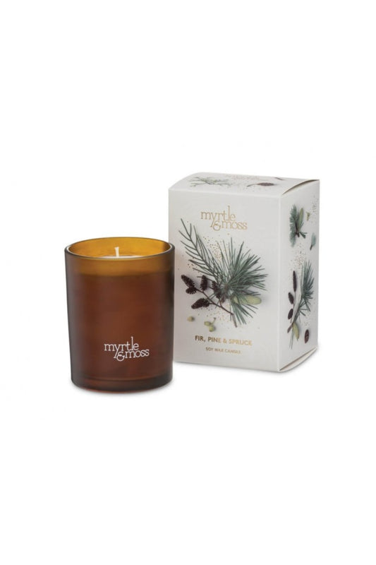 Myrtle & Moss - Fir Pine Sprouse Christmas Candle Home Garden > Decor Fragrances Candles
