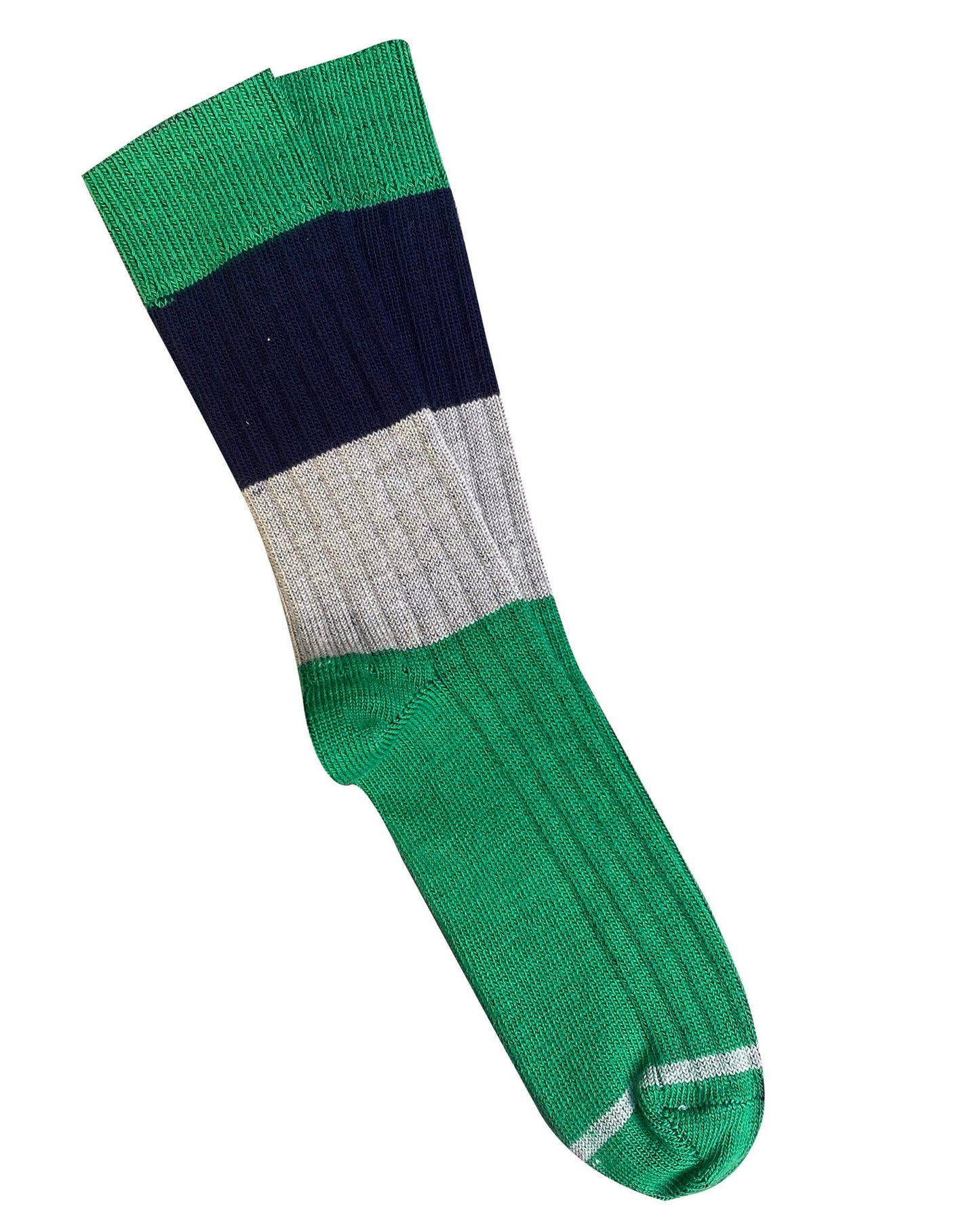 Tightology - Chunky Rib Merino Wool Socks - Lark Green - One Size