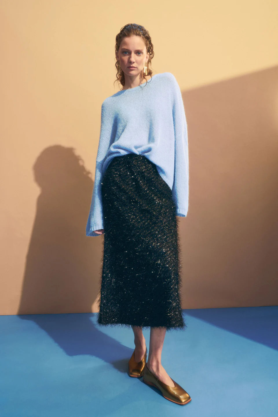 Elk The Label - Agna Sweater - Pearl Blue