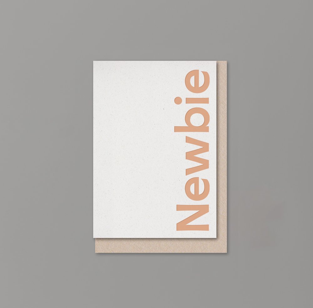 Kinshipped - Newbie - New Baby - Greeting Card