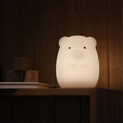 Designstuff - Big Bear Kids Night Lamp - Chalk