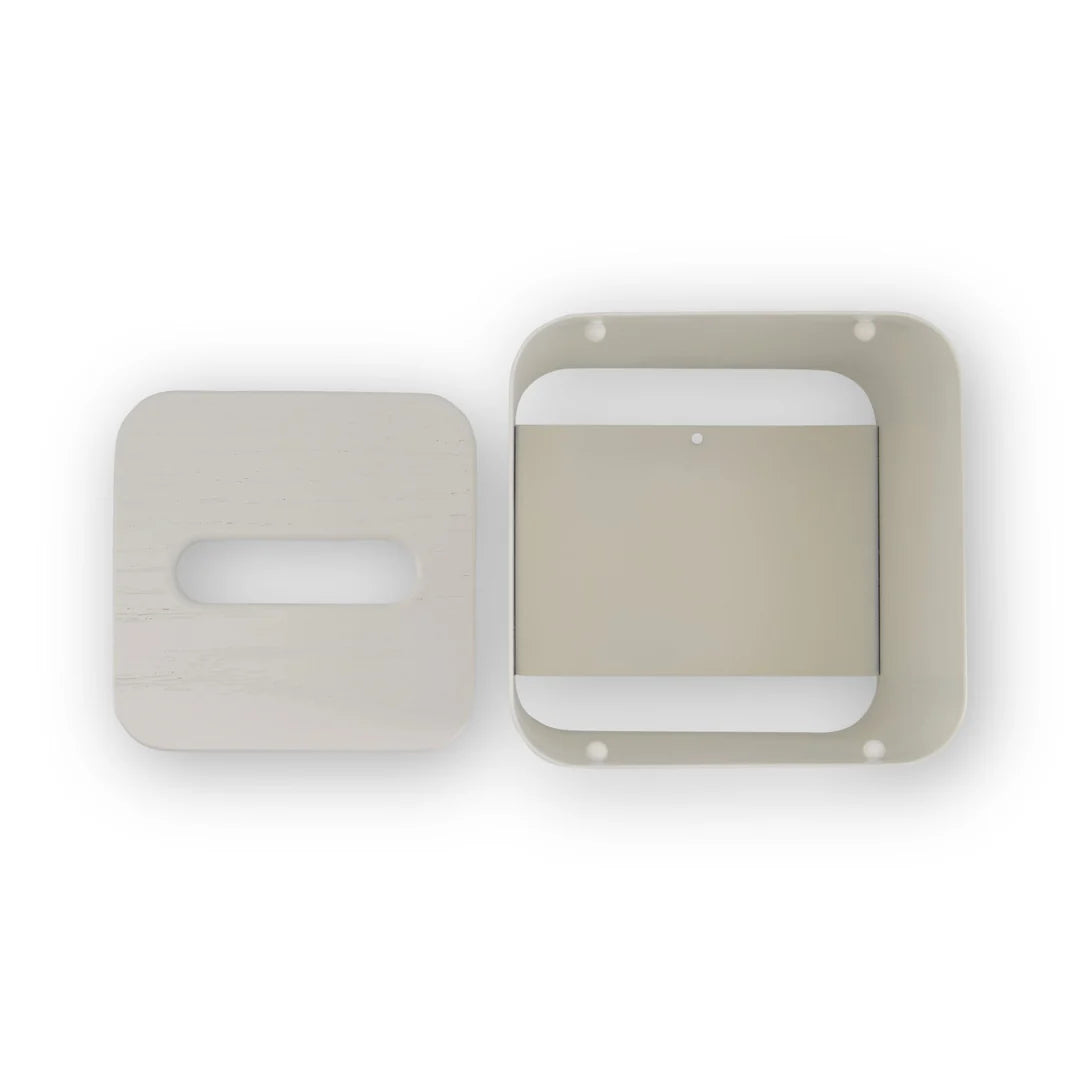 Designstuff - Square Tissue Box - Matte White