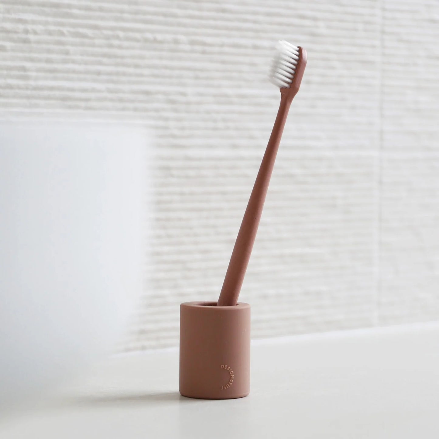 Designstuff - Wheatstraw Toothbrush - Clay