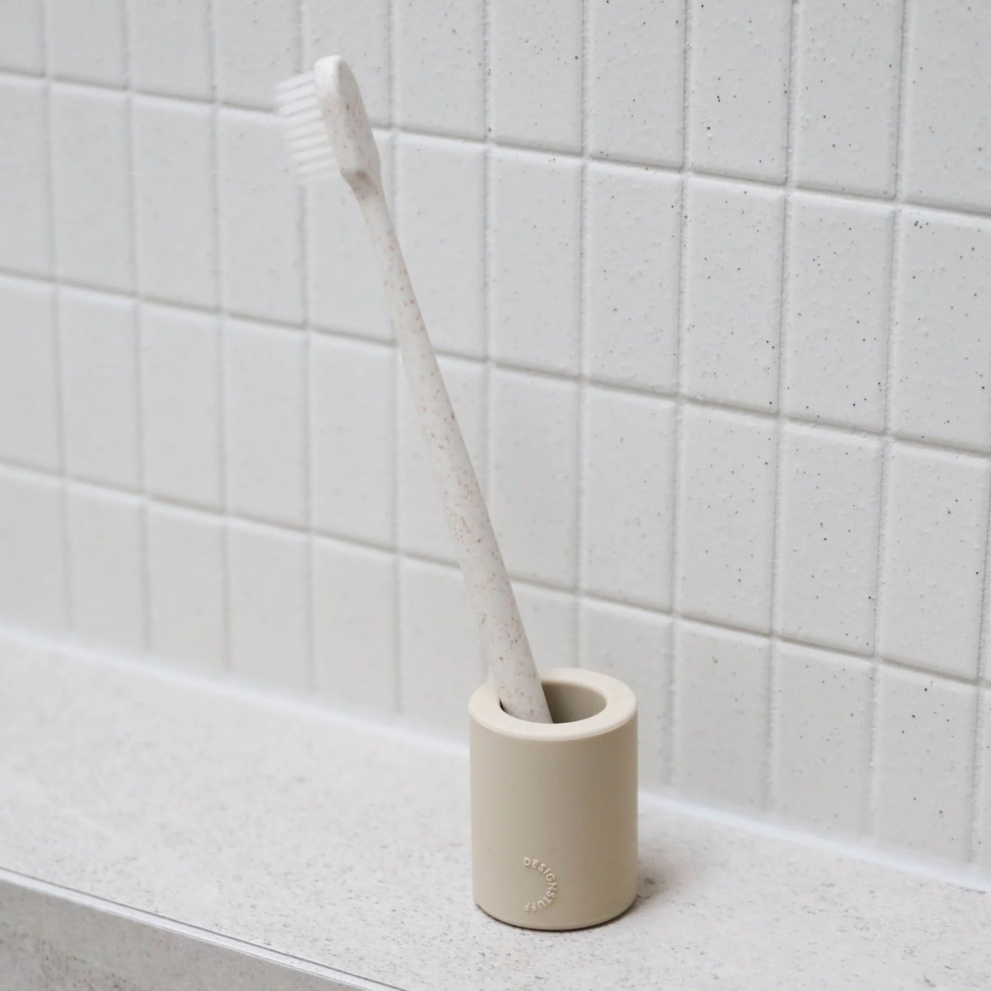 Designstuff - Toothbrush Holder - Sand