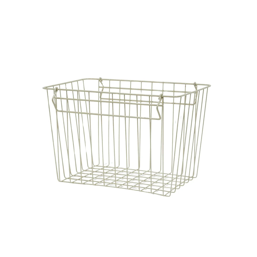 Designstuff - Metal Basket - Sand - Small