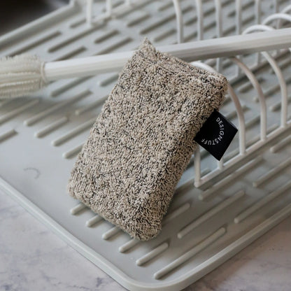 Designstuff - Hemp Marle Sponge - Black - (set Of 2)