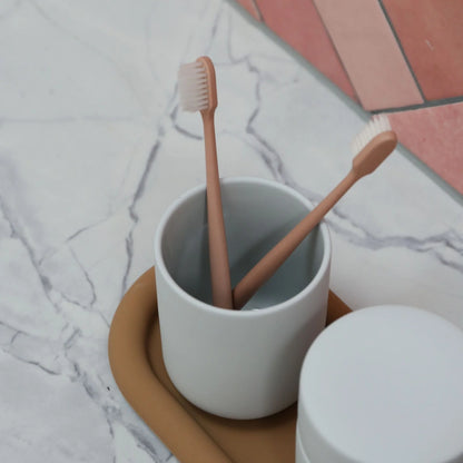 Designstuff - Wheatstraw Toothbrush - Clay
