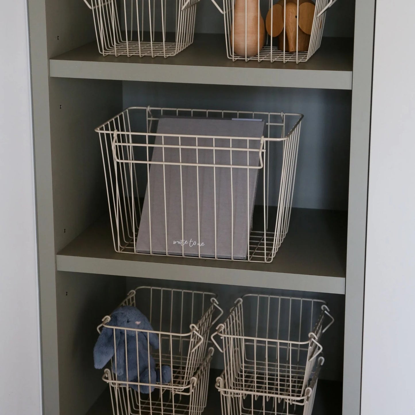 Designstuff - Metal Basket - Sand - Large