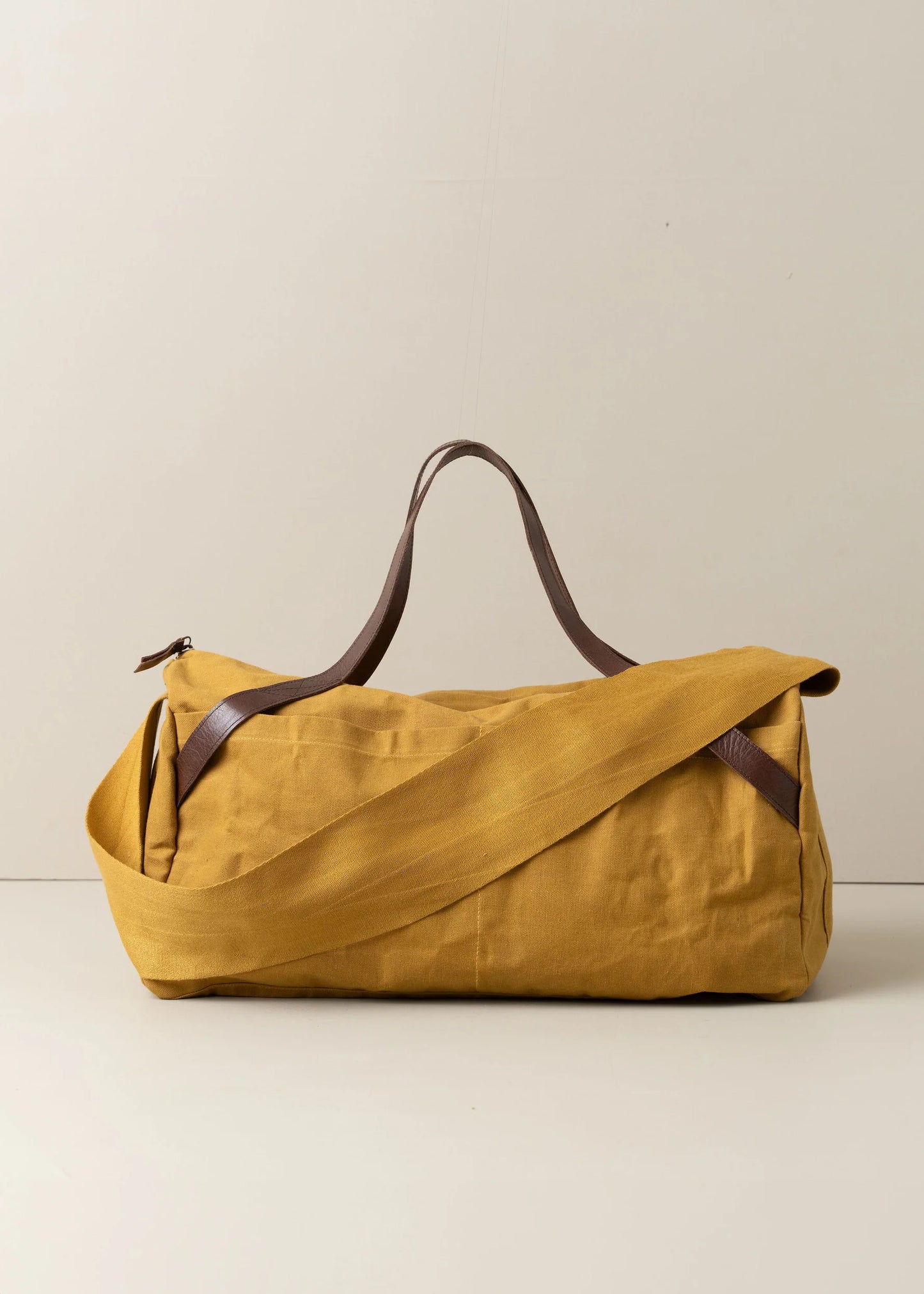 Saarde - Journey Duffle Canvas Bag - Mustard