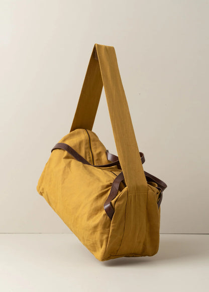 Saarde - Journey Duffle Canvas Bag - Mustard