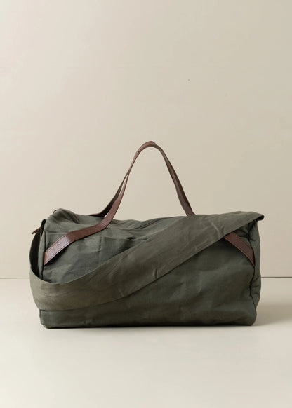 Saarde - Journey Duffle Canvas Bag - Olive