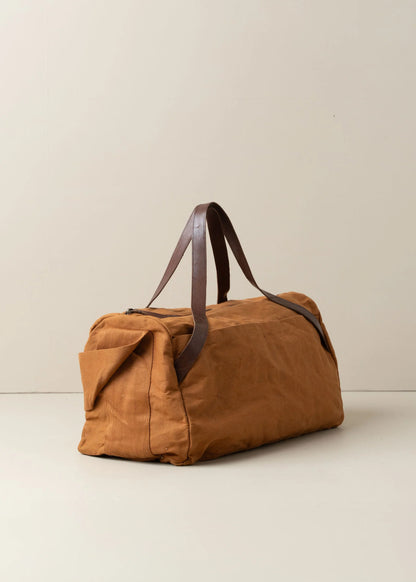 Saarde - Journey Duffle Canvas Bag - Terracotta