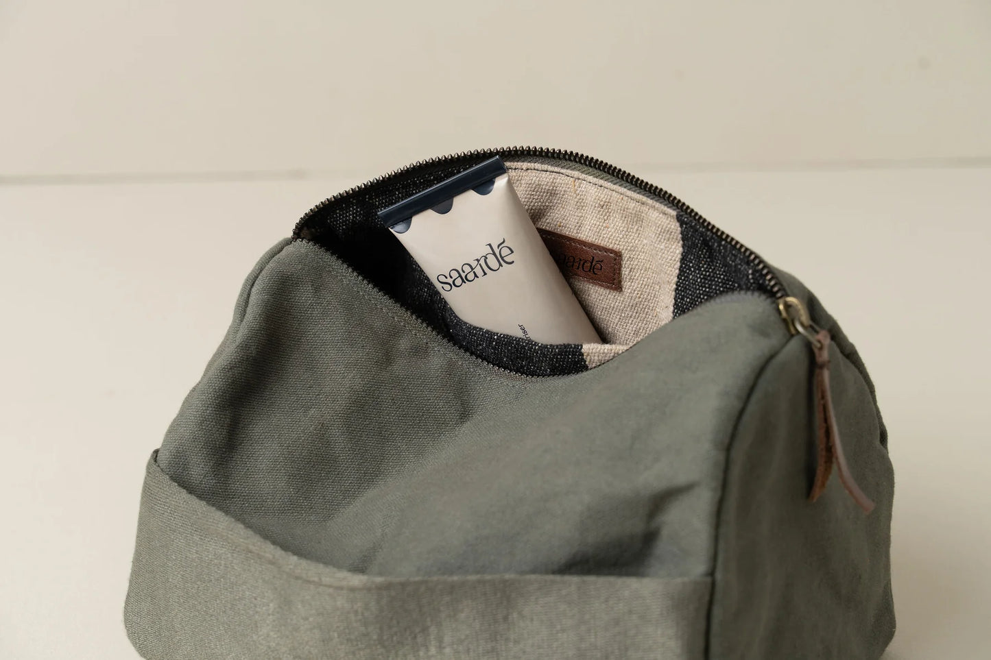 Saarde - Journey Toiletrycanvas Bag - Olive