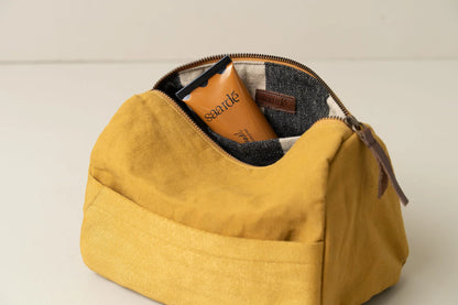 Saarde - Journey Toiletrycanvas Bag - Mustard