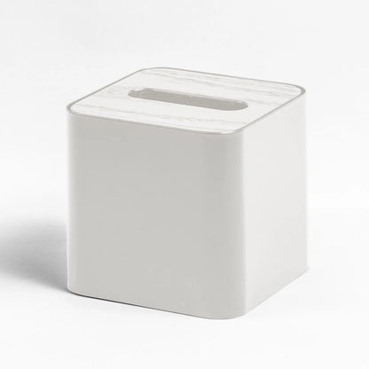 Designstuff - Square Tissue Box - Matte White