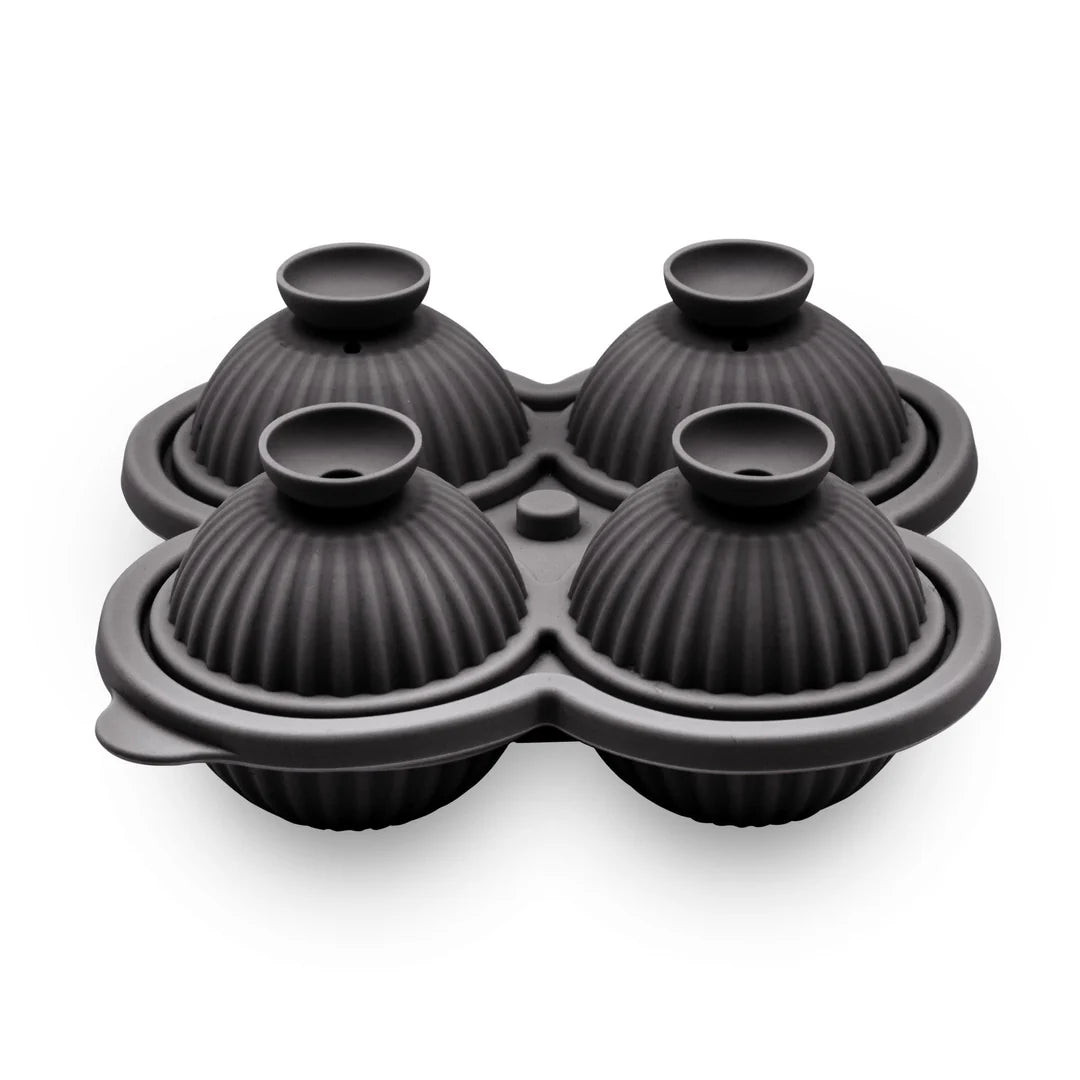 Designstuff - Sphere Riplet Ice Cube Tray - Black