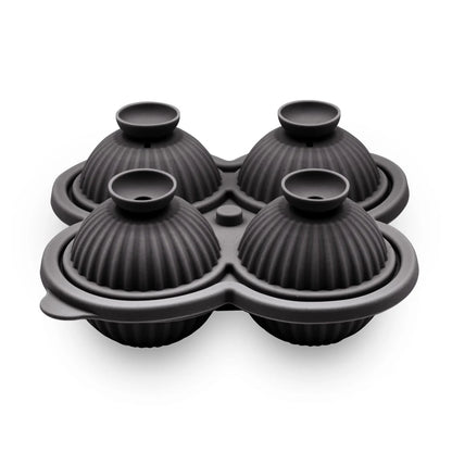 Designstuff - Sphere Riplet Ice Cube Tray - Black