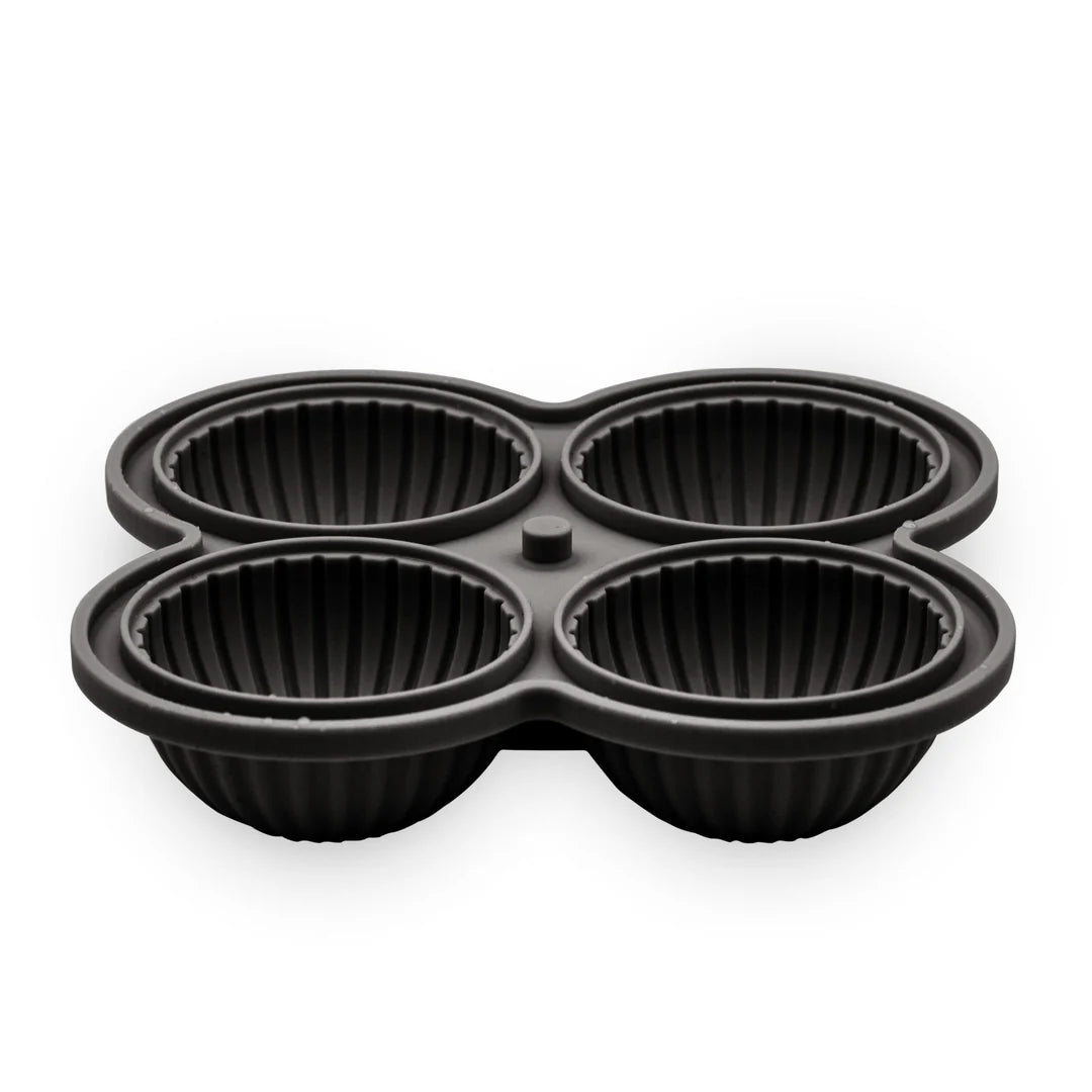 Designstuff - Sphere Riplet Ice Cube Tray - Black