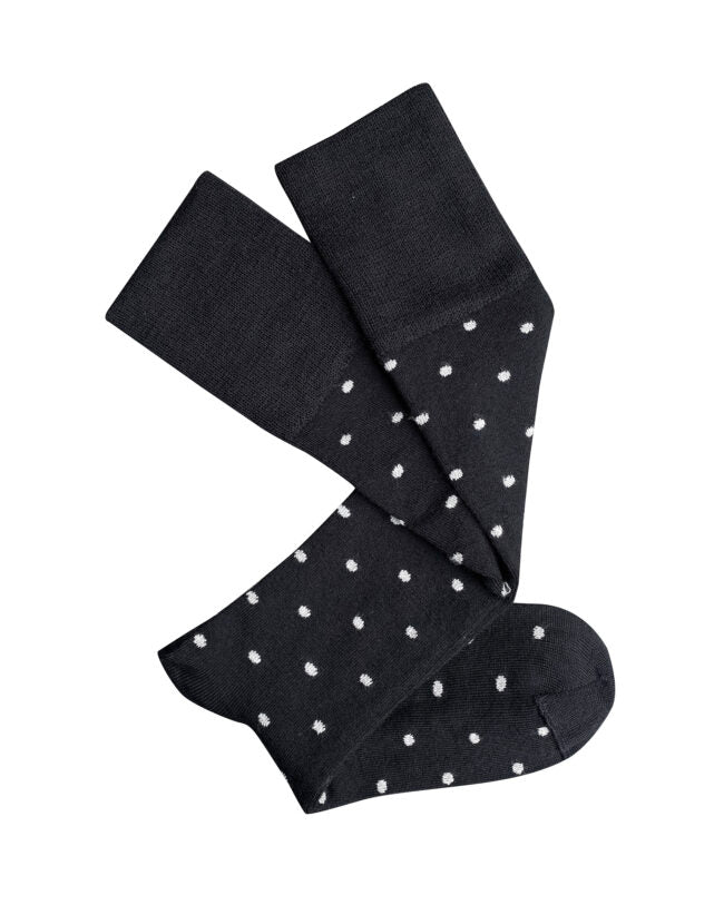 Tightology - Merino Wool Socks - Dotty - Black - One Size