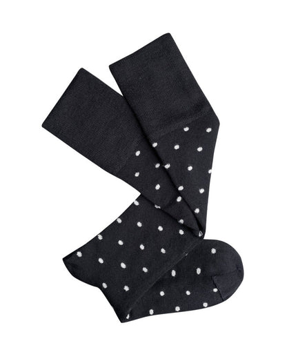 Tightology - Merino Wool Socks - Dotty - Black - One Size