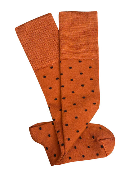 Tightology - Merino Wool Socks - Dotty - Paprika - One Size