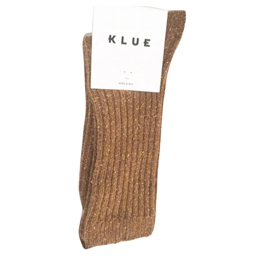 Klue - Socks - Wool & Silk - Caramel