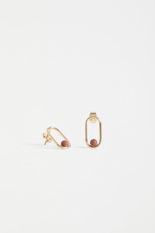 Elk The Label - Braque Drop Earring Gold Apparel & Accessories > Jewelry Earrings
