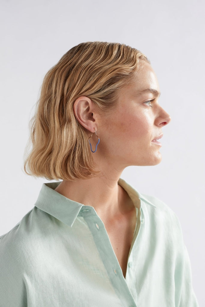 Elk The Label - Wave Earring Blue Mist Apparel & Accessories > Jewelry Earrings