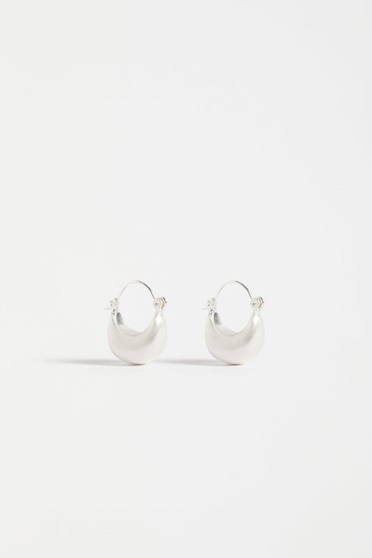 Elk The Label - Ellik Short Hoop Earring - Silver