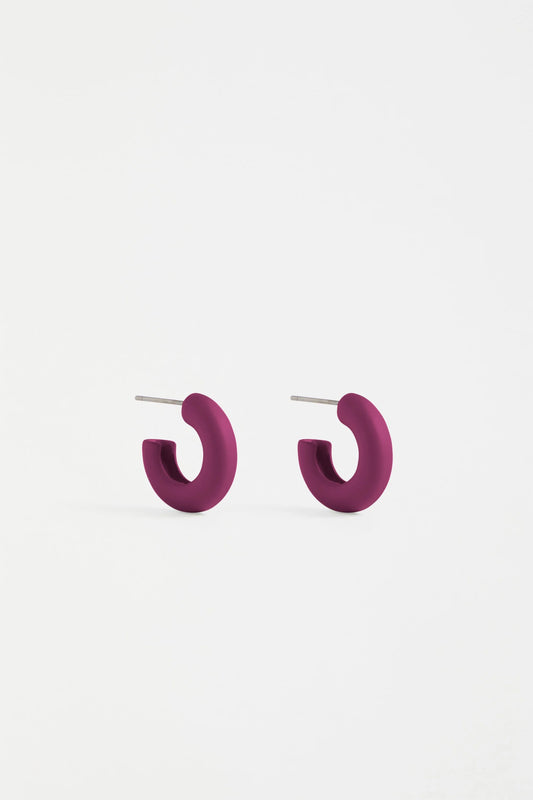 Elk The Label - Minn Hoop Earring - Mulberry