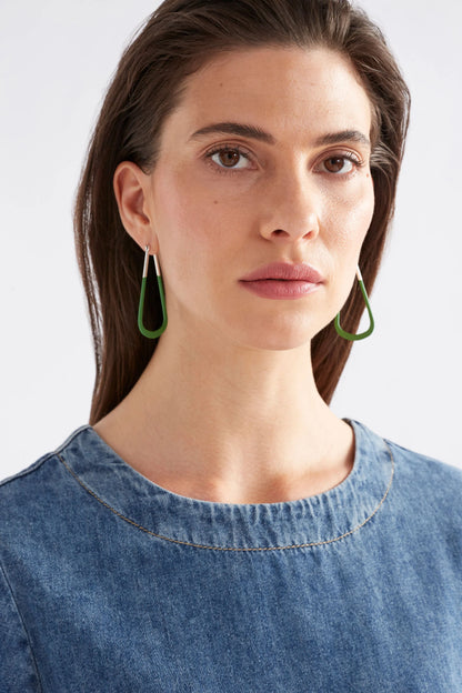 Elk The Label - Kuulo Hoop Earring - Black