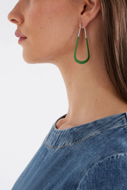 Elk The Label - Kuulo Hoop Earring - Black