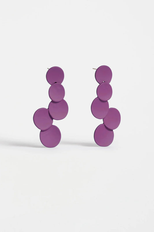Elk The Label - Tallke Drop Earring - Mulberry